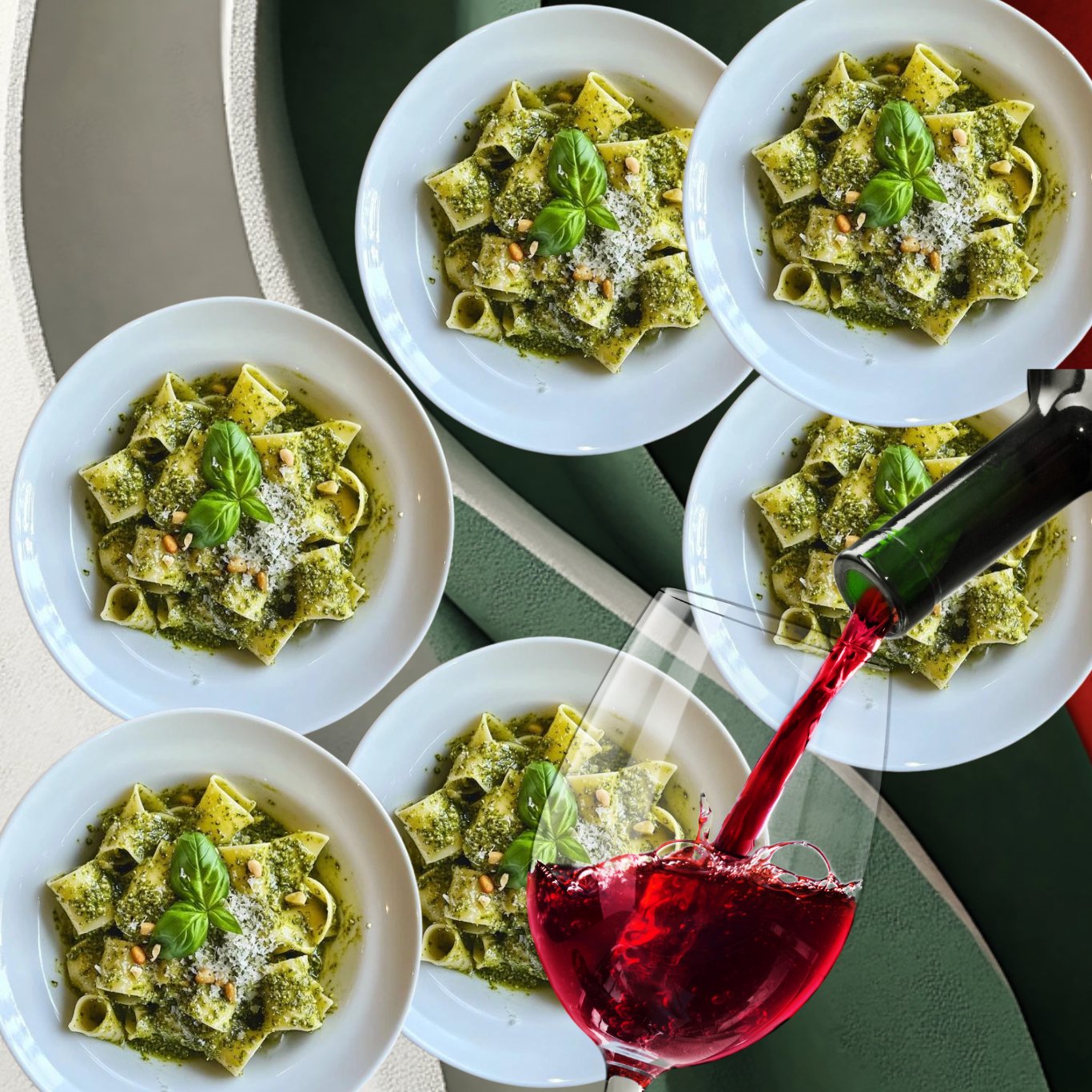 Pasta al Pesto & Chianti Experience – Home Chef Experience - ITALY ON DEMAND