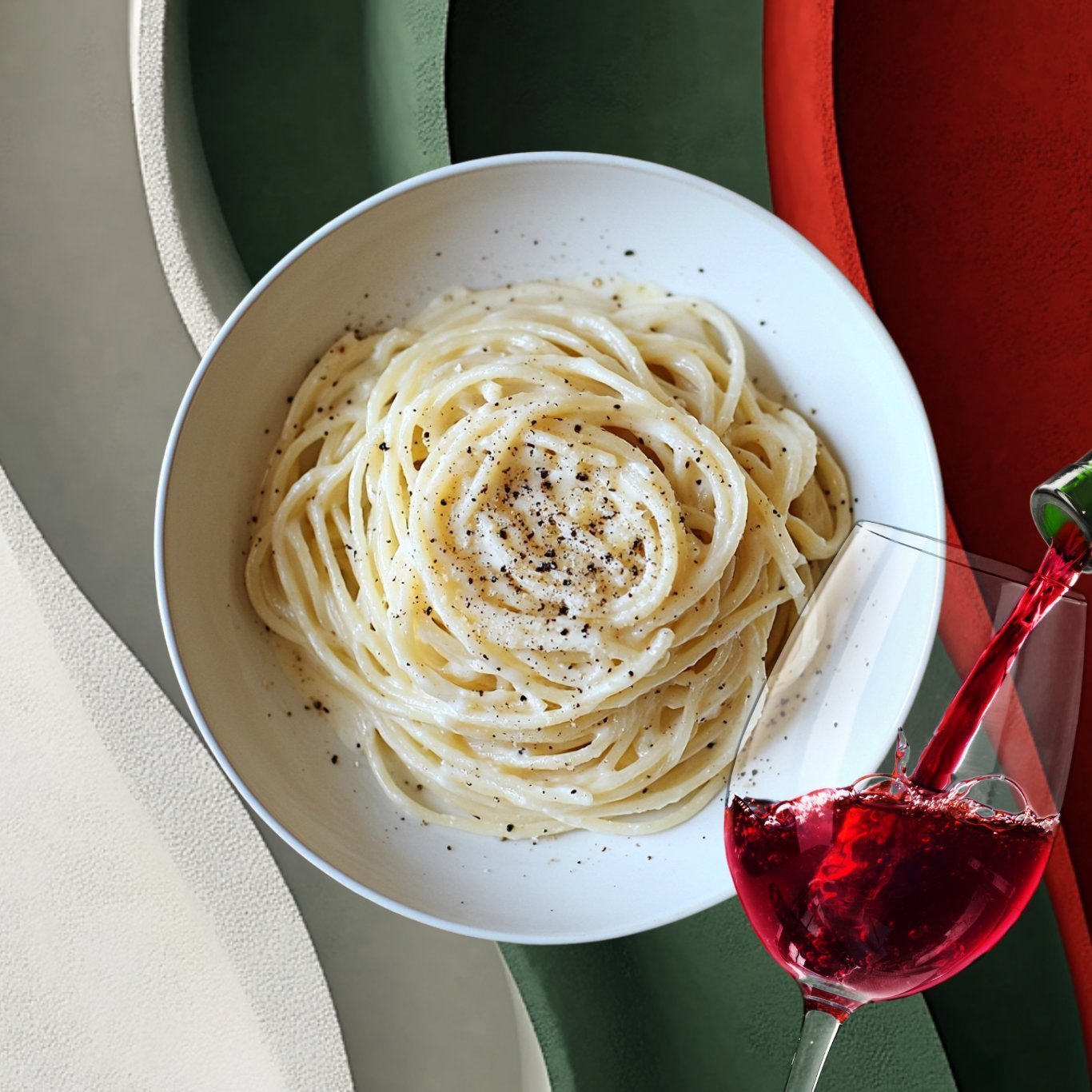 Pasta Cacio e Pepe & Chianti – Home Chef Experience - ITALY ON DEMAND